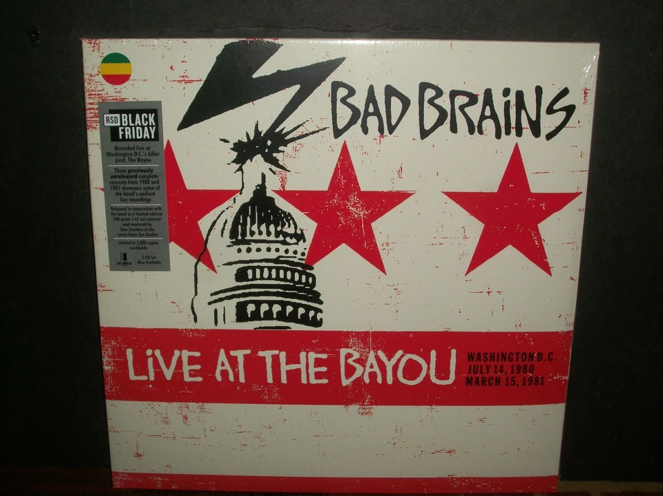 Bad Brains "Live at the Bayou" DC 1980/81 Vinyl RSD BF 2025 **