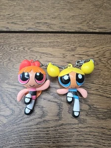 The Powerpuff Girls Bubbles Blossom Keychain The Cartoon Network Vintage 1999 - Picture 1 of 14