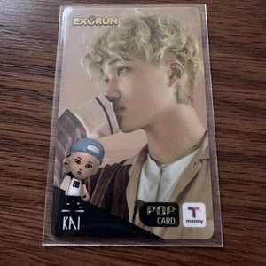 EXO Kai EXORUN T-money Pop Card K-pop Photocard Collectible Limited Edition Kore - Picture 1 of 2