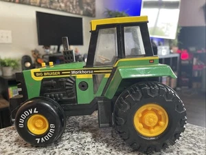 Buddy L Toy Tractor Sounds Workhorse Big Bruiser Vintage 1991 Green ⭐️ VTG - Picture 1 of 5