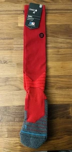 Calcetines Stance MLB Diamond Pro Color Sólido Rojo OTC Talla Grande Béisbol Deportes Gimnasio - Imagen 1 de 5
