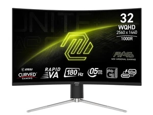 MSI 31.5" 180 Hz VA QHD Gaming Monitor Adaptive Sync MAG 325CQRF QD E2 - Picture 1 of 5