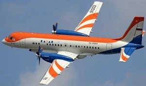 IL-114 Turbohélice RADAR Ilyushin Avión Caoba Horno Madera Modelo Grande Nuevo - Imagen 1 de 1