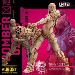 Bomber Girls Gang - Triny Acker - v2 | DnD Miniatures | Tabletop Gaming | - Picture 1 of 1