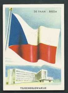 Czechoslovakia Ceskoslovensko Flag Building 1952 - Bild 1 von 1