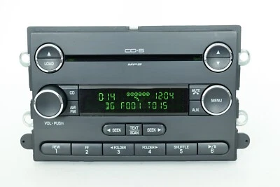 07 08 09 Ford Taurus OEM SAT. RECEPTOR ESTÉREO rádio 6 CD DISC trocador MP3 player - Imagem 1 de 4