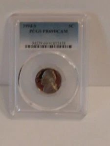 1994 S 5C Jefferson Nickel Proof PCGS PR69DCAM Js-29 - Picture 1 of 2