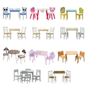 ib style® - Kindersitzgruppe Tischset Kindermöbel Kindertisch Kinderstuhl Holz - Bild 1 von 33