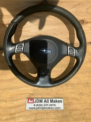 02-07Subaru Legacy BPE BP5 BL5 MOMO Steering Wheel OEM JDM Cruise Control - Image 1 of 4