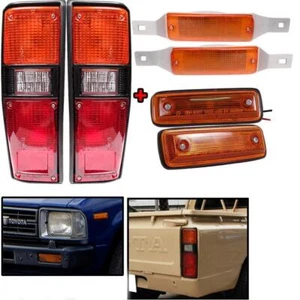 Tail Lamp Front Bumper Turn Signal Light Set For Toyota Hilux RN40 Pickup 78-83 - Picture 1 of 10