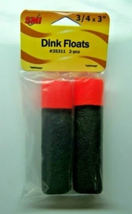 Beau-Mac Dink Drift Floats 3/4" x 3" Double Pack Steelhead Salmon Trout Bobbers - Picture 1 of 1