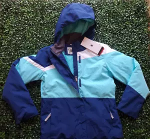 Spyder Girls Zoey Performance Ski Jacket Winter Coat 💙Girls 18 - XXL ~ NWT - Picture 1 of 9