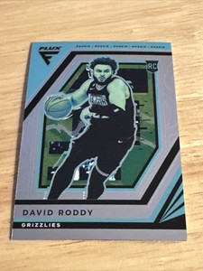 David Roddy 2022-23 Flux Basketball #238 RC-Memphis Grizzlies-NBA 
