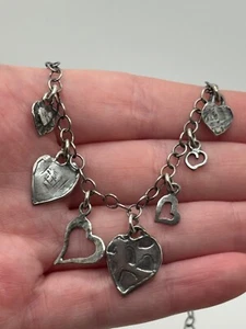 Silpada Sterling Silver Heart Charm Necklace N2052 - Picture 1 of 14