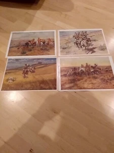 (5) CHARLES RUSSELL PRINTS - Picture 1 of 9