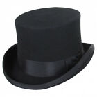 Jaxon Hats Mid Crown Wool Felt Top Hat