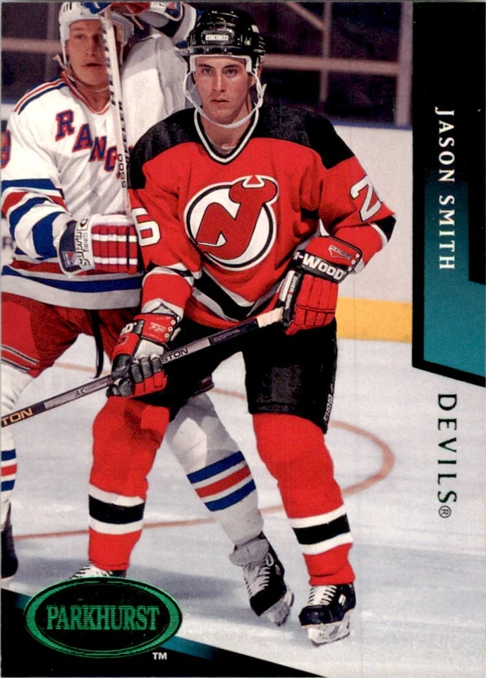1993-94 PARKHURST JASON SMITH NEW JERSEY DEVILS #379 - Image 1 of 2