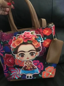 Frida Kahlo Bag with coin purse - Picture 1 of 7