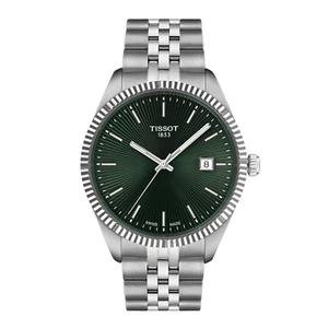 Tissot Ballade T156.410.11.091.00 40 mm Steel Green Dial Quartz Men's Watch - Picture 1 of 2
