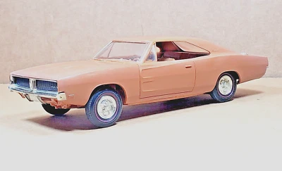 1969 Dodge Charger Brown MPC 1/25 Dealer Promotional Car Promo Mopar Display - Image 1 of 4