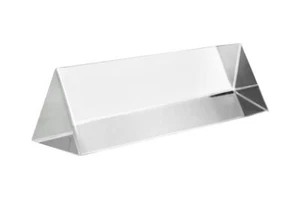 Equilateral Prism, 3" (75mm) Length, 1" (25mm) Faces - Glass - Eisco Labs - Picture 1 of 2