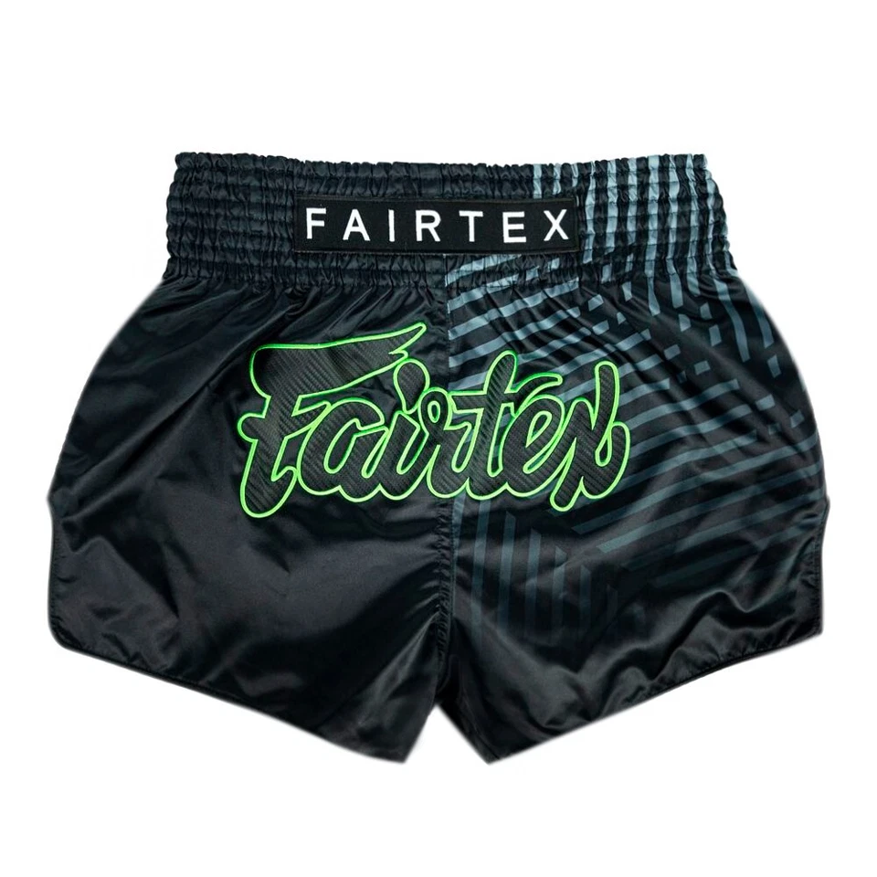 Fairtex Muay Thai Boxing Shorts BS1924 Racer Black Kickboxing MMA Ships From USA - Image 1 of 4