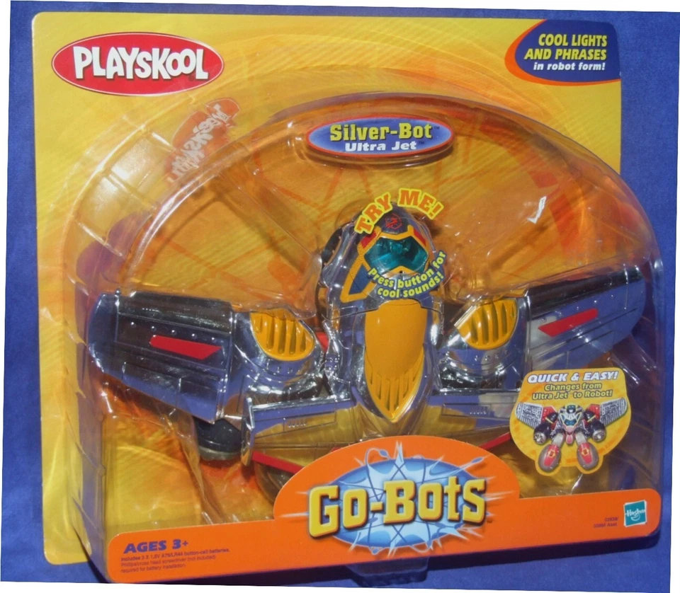 Go-Bots AERO-BOT Ultra-Jet Electronic PLAYSKOOL Robot New Factory Sealed GOBOTS - Image 1 of 1