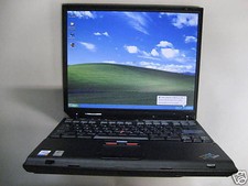 IBM Thinkpad T30 P4 M 1.8Ghz 80GB 512MB DVD XP Pro SP3 MS Office 2007 WiFi #345