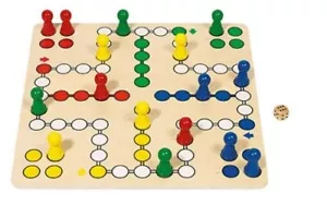 Brettspiel Ludo groß 45 x45cm für Kinder und Senioren - Bild 1 von 2