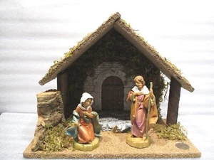 5" Fontanini Erbstück Krippenstruktur, Maria & Josef, (fehlt Jesus) - Bild 1 von 12