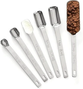 Deep elongated spoons for easy scooping and use with spices jars. - Picture 1 of 4