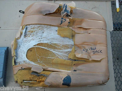 LEFT FRONT DRIVER SEAT BACK 1980 80 NISSAN DATSUN 210 310 BLUEBIRD - Image 1 of 4