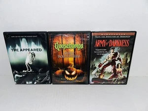 Lot of Horror DVD Movies : The Appearance, Goosebumps & Army of Darkness - Picture 1 of 20