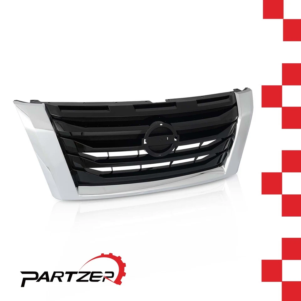 Fit  for  2022 2023 2024 NISSAN PATHFINDER FRONT UPPER GRILLE - Image 1 of 4