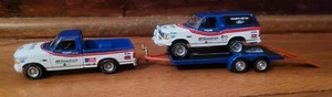 BFGoodrich 1992 Ford Bronco & Truck with Trailer 1/64 4x4 Greenlight Off-Road - Picture 1 of 6