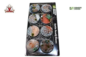 Gamers Grass Urban Warfare Bases Round 32mm (x8) - Picture 1 of 3