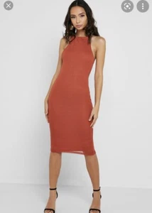 topshop dress Halter neck size 8 new Bodycon - Picture 1 of 4