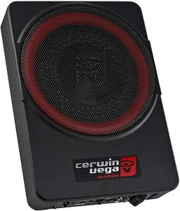 NEW! Cerwin Vega VPAS10 200 Watt RMS Slim Powered Enclosure 10" Subwoofer - Picture 1 of 1
