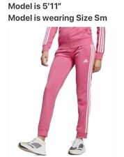 Women's Adidas Essentials Sz M Warm-Up Slim Tapered 3-Stripes Track Pants NWT