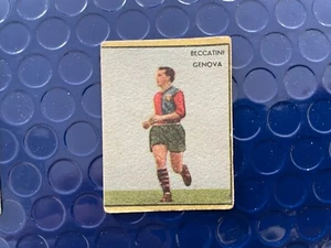 FIGURINA ANNI 40/50 GENOVA GRNOA BECCATINI - Foto 1 di 2