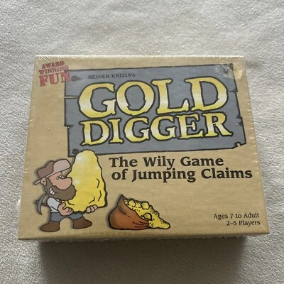NEW SEALED Gold Digger The Wily Game of Jumping Claims Mining Reiner Knizia 4949 - Image 1 of 3