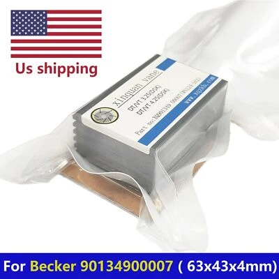 Carbon Vane for Becker Pump 90134900007(WN124-162） DT/VT3.25-4.25(DSK) 7 pcs