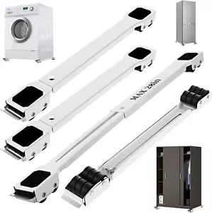 4 Pack Appliance Rollers for Washer and Dryer Heavy Duty Appliance Sliders for K - Picture 1 of 12