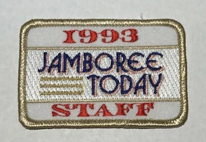 1993 National Jamboree Today Staff PAtch Mint TC1 - Picture 1 of 1