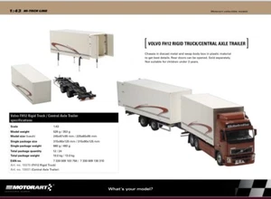 MotorArt Volvo FH12 Globetrotter Truck and Trailer 1/43 Rare! - Picture 1 of 8