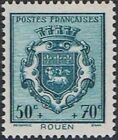 France Num Yvert 528 Mnh Crested Rouen Year 1941