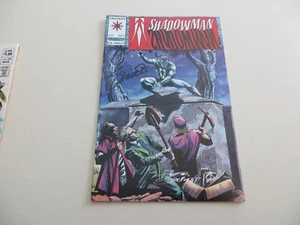 1992 VALIANT SHADOWMAN # 7 SIGNED 2X JIM SHOOTER & JOSE DELBO, WITH MY COA & POA - Picture 1 of 4