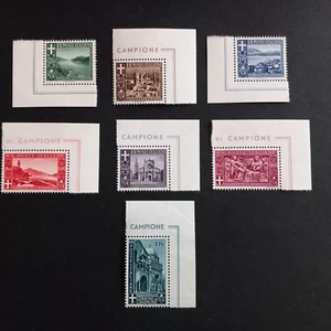 1944 SAMPLE / LANDSCAPES AND VIEWS, SET OF 7 INTACT VALUES MNH** - Picture 1 of 2