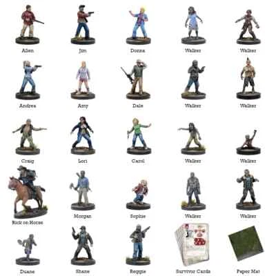 The Walking Dead: All Out War Miniatures Juego The Atlanta Collection MGWD163 Foto 1 de 3