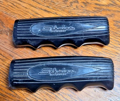 复古 Schwinn 认证靠垫握把黑色 1975 年 Suburban 出品 — 第 1/4 张图片